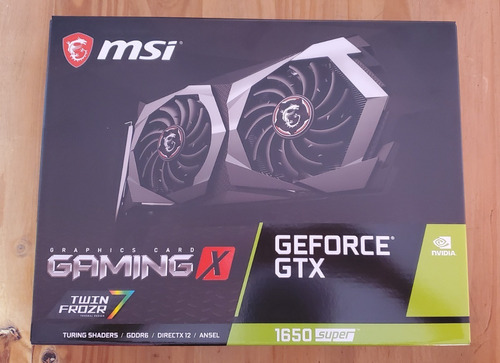 Placa De Video Nvidia Msi Gamingx Geforce Gtx 1650 Super 4gb