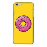 Funda Celular Dona Rosa Comida Amarillo Rosquilla Toda Marca