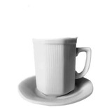 Juego Taza Jarrito Cappuccino Y Plato Porcelana Tsuji 550