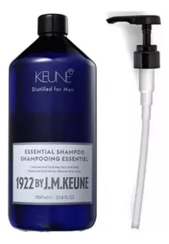 Kit Shampoo Keune Essential 1000ml + Brinde Pump