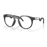 Óculos De Grau Redondo Oakley Hstn Rx Matte Black