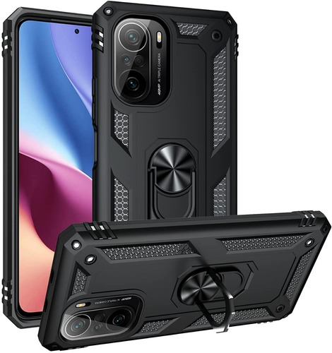 Funda Reforzada Anillo Compatible Con Pocophone Poco F3