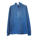 Buzo Salomon Polar Lt Hoodie Men 17011 Copen Blue