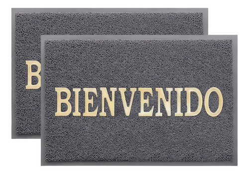 Alfombras De Bienvenida Antideslizante Decoracion Hogar 2pcs