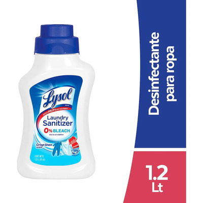 Limpiador Lysol Desinfectante Para Ropa crisp linen en botella | MercadoLibre
