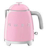 Smeg Mini Tetera Hervidor Eléctrico Retro 800ml Rosa