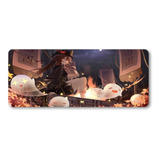 Mousepad Xxl 80x30cm Cod.537 Anime Hutao Genshin Impact