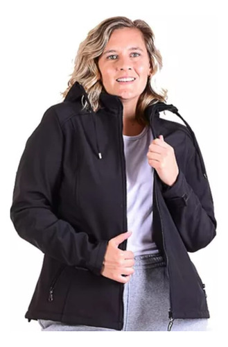 Campera Neoprene Termica Micropolar Cierre Termosellado 