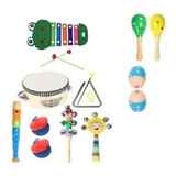 Kit Musical Didáctico Estimulación 13 Instrumenos Bebes