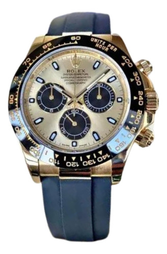 Relógio Masculino Rolex Daytona Borracha Base Eta Com Caixa