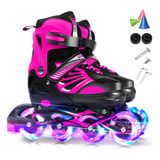 Patines Con Ruedas Pulley Light Para Niños Con Y