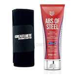 Crema Reductora Abs Of Steel + Faja , Envio Gratis!