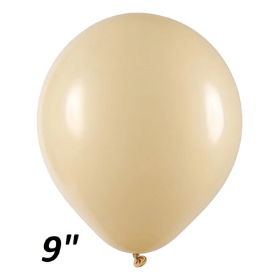 Balão Art Latex Bege 9 Polegadas 50 Unidades | Frete grátis