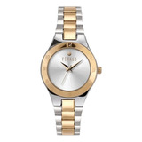 Reloj Feraud Mujer Acero Combinado Dorado Clasico F5530 Lgd