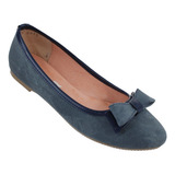 Zapato Mujer Vane Sweet 2044 Flats Balerina Casual Azul