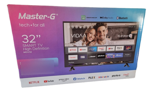 Televisor Smart Tv 32' Hd Master-g Mgv32 Vidaa Usb Bluetooth