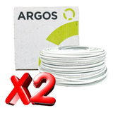 2 Rollos De Cable Argos Calibre #12 100 M Original Hecho Mx