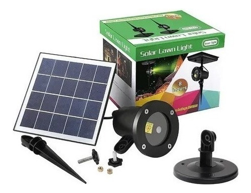 Proyector Luz Laser Solar Con Movimiento Navidad Exterior