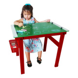 Mesa Infantil Lousa Infantil Quadro Negro 2 Em 1 Conversível