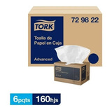 Toalla De Papel Multipropósito En Caja Tork® - 12paq/160hjs