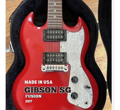 Guitarra Eléctrica Gibson Sg Fusion 2017 Usa Cherry Brillant