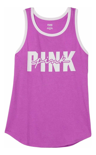 Playera Pink Morada Victorias Secret