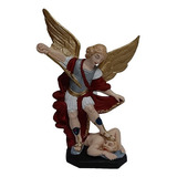 Estatua De San Miguel Arcángel - 16 Cm  - Pcv - Irrompible 