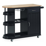 Christopher Knight Home Debby - Carrito De Cocina Con Rueda.