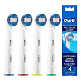 Refil Escova Elétrica Oral B Braun Com 4 Unidade  Original