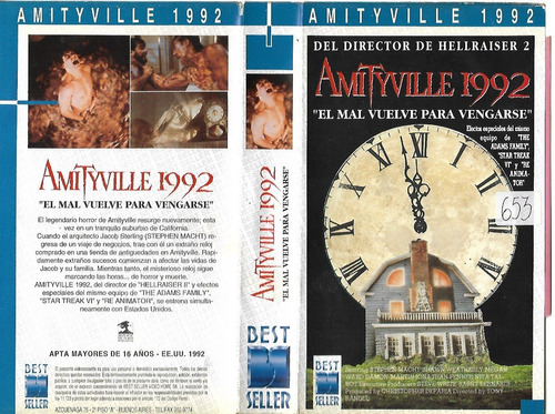 Amityville 1992 Vhs Stephen Macht Shawn Weatherly Terror