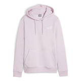 Hoodie Puma Ess+ Embroidery Hoodie Fl Rosado Mujer