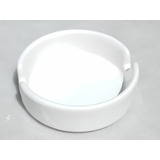 Cenicero Ceramica Blanco 9 Cm Diametro 
