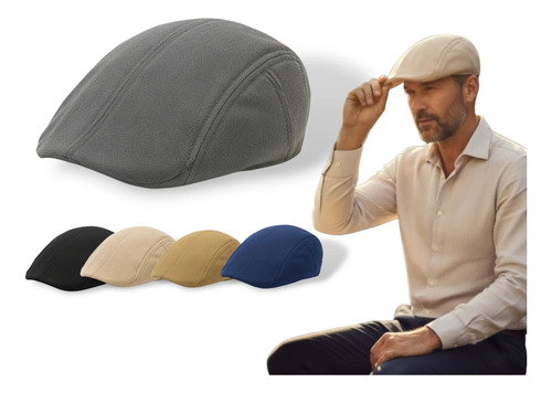 Gorra Boina Española Sombrero Elegante Tela Hombre Vintage | MercadoLibre