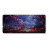 Mousepad Xxl 80x30cm Cod.403 Arte Paisaje Bosque Japon