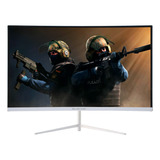 Monitor Gamer Led 27'' Fhd Curvo 165hz Branco 1ms Bluecase 110v/220v