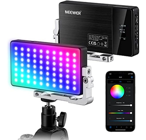 Neewer Rgb Video Light, Sl90 12w 4300mah Batería 360° A Todo