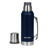 Termo Acero Inoxidable Waterdog 1 Lts C/ Manija Azul Índigo 