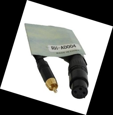 Cable Profesional Mivics Xlr Hembra A Plug Rca Rh-ad004