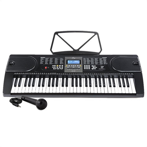 Teclado Musical Organo 61 Teclas 255 Timbres Piano Lcd Jk-61