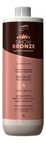 Auto Bronzeador Show Bronze Capilar Essência Bronze Gelado