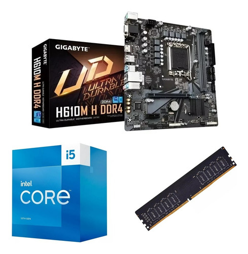 Combo Actualizacion Intel I5-13400 Gigabyte H610m H 8gb 3200