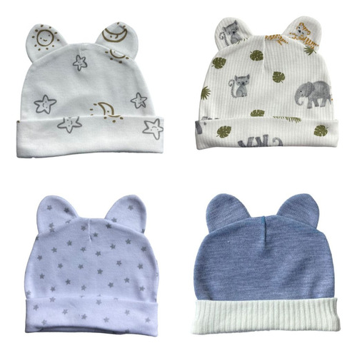 Gorritos Para Bebé Orejas De Oso X4 Ref. 1 Trend Kids