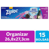 Ziploc Bolsa Organizar Grandes 15 Unidades - 12 Paquetes