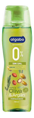 Shampoo Sin Sal Oliva Y Argan De Algabo X 750 Ml ( Pack X 6