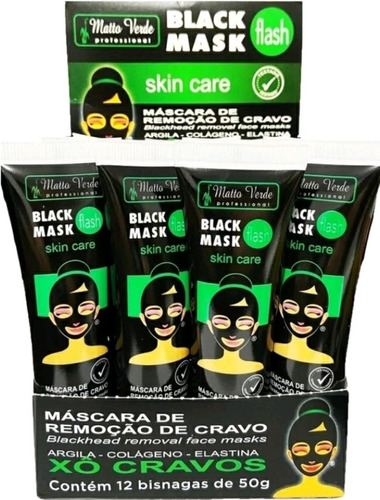 Kit 12 Máscara Preta Removedora De Cravos Skin Care Atacado