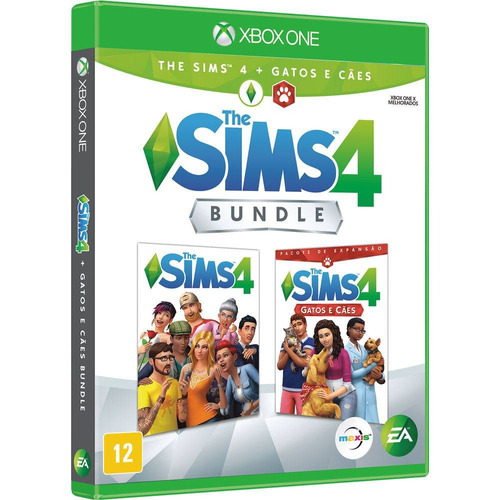 Jogo Mídia Física The Sims 4 Bundle Com Cães E Gato Xbox One