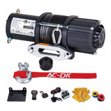 Ac-dk Kit De Cabrestante De Cuerda Sintética Para Atv/utv, 1