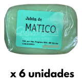  Jabon De Matico Natural Curativo 6 Unidades