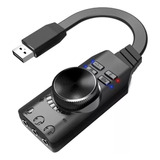 Tarjeta De Sonido Usb 7.1 Gamer Pc Mak Plextone Linux 24 Bit