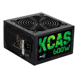 Fonte Gamer 600w Aerocool Kcas 64802 80 Plus Bronze Atx S/ C